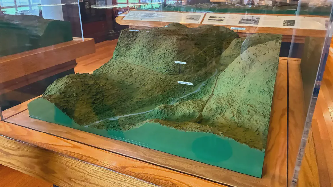 展望公園周辺の山並み