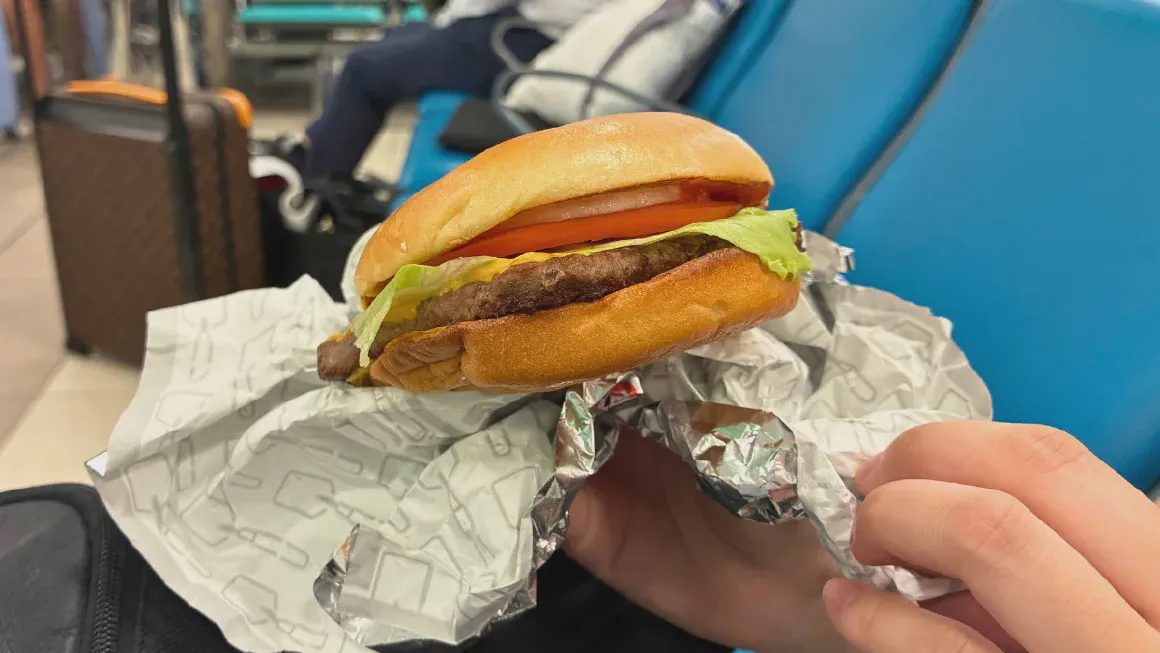 空港のWendy’s
