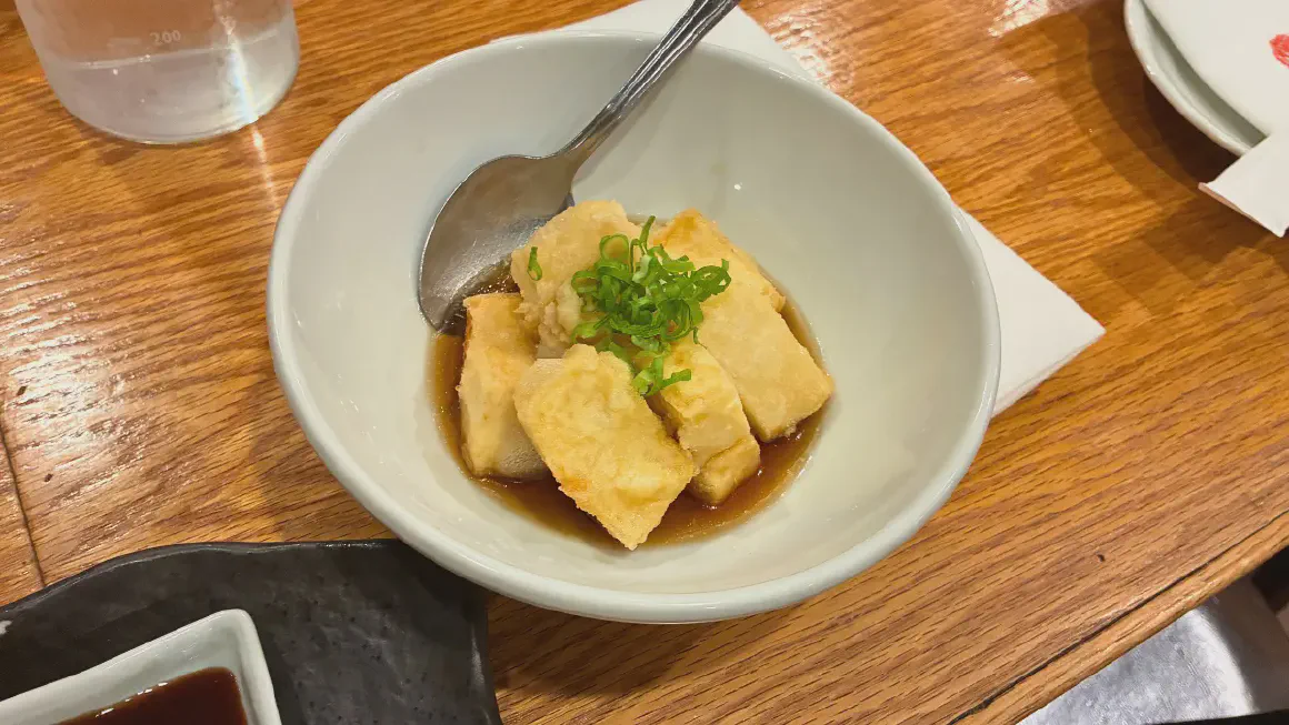 鉄板焼 京都の揚げ出し豆腐