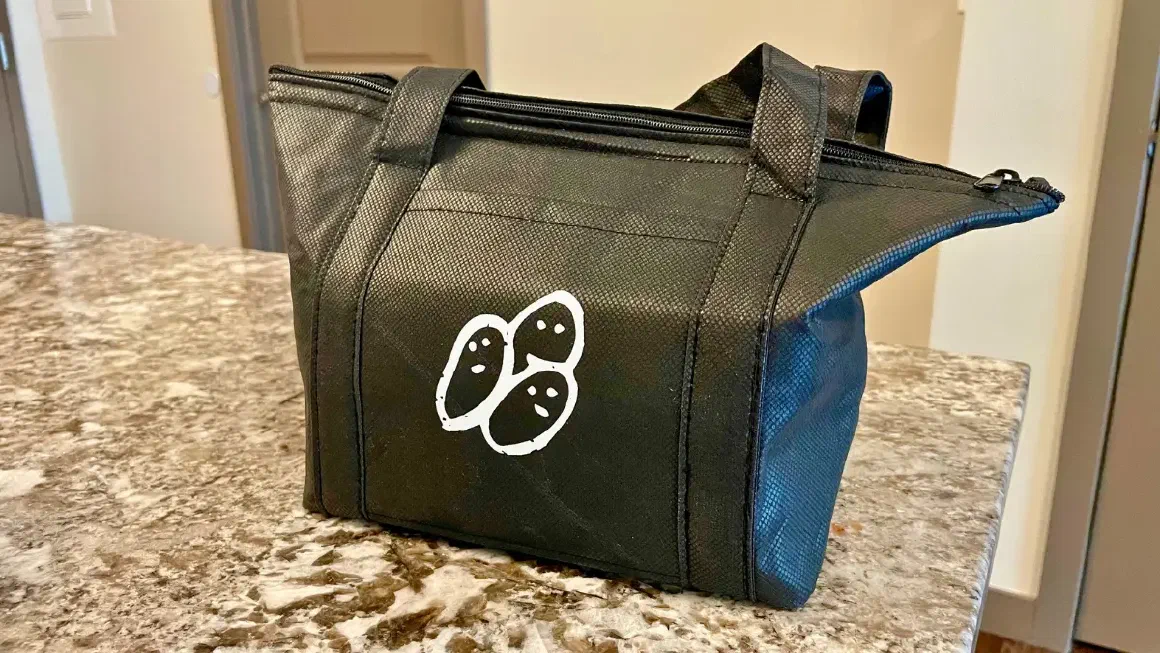 Boston Nattoのギフトセット付属のランチバッグ