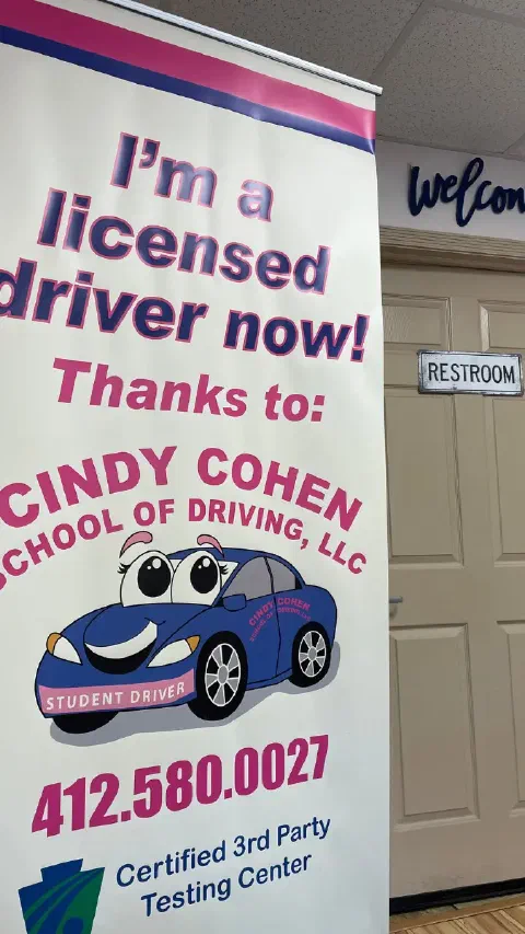 受験したCindy Cohen School of Drivingの待合室