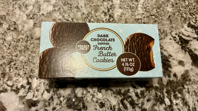 Chocolate Dipped French Butter Cookies