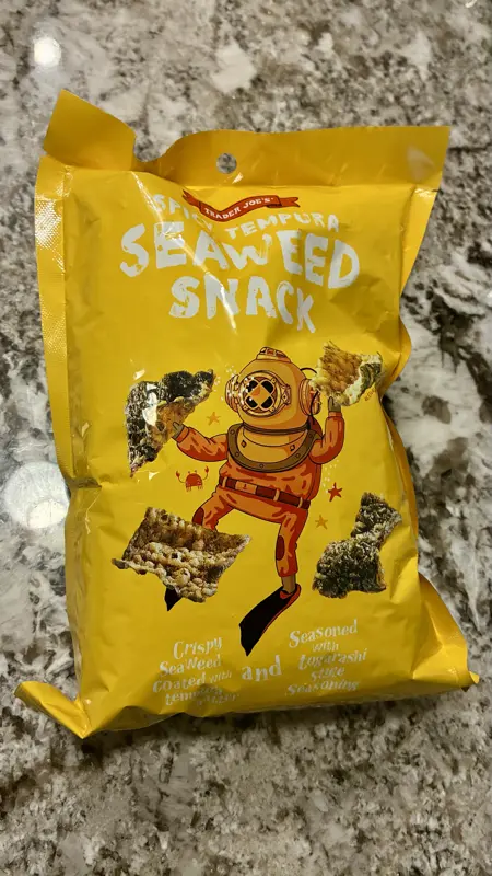 Spicy Tempura Seaweed Snack