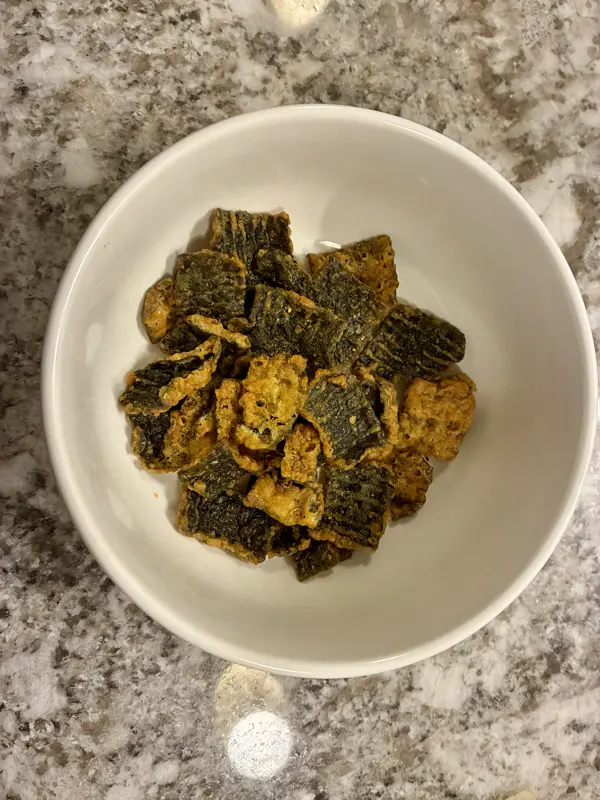 Spicy Tempura Seaweed Snack