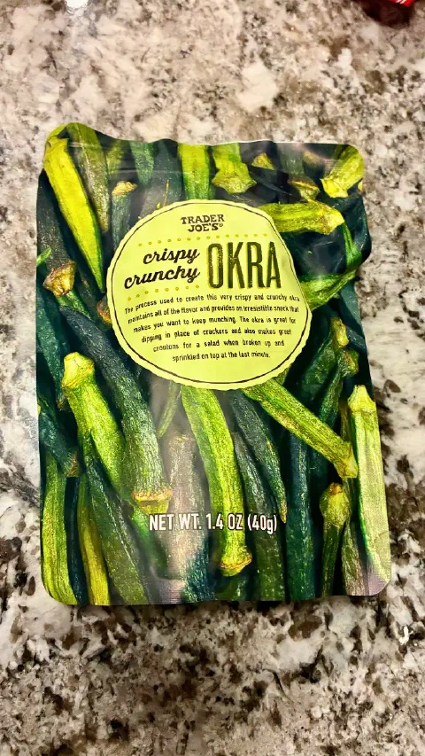 Crispy Crunchy Okraのパッケージ