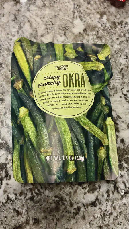 Crispy Crunchy Okraのパッケージ