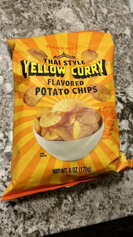 Thai Style Yellow Curry Flavored Potato Chips
